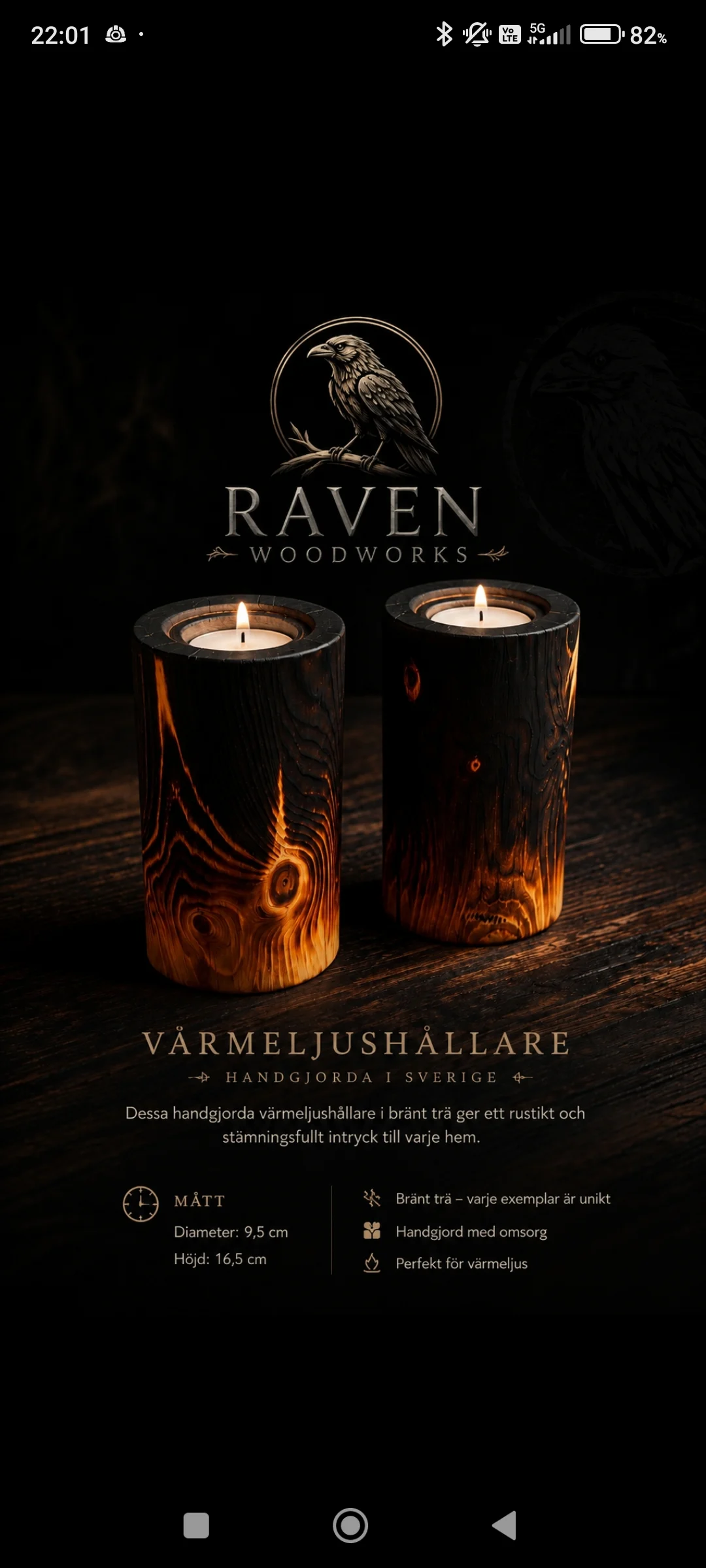 Värmeljushållare